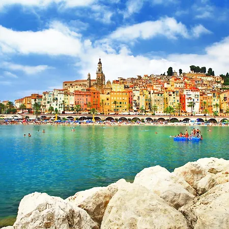 Vina Del Mare With Panoramic Sea Views - Happy Ментона